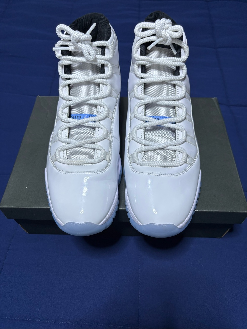Jordan 11 Retro High Legend Blue Columbia 2024 Size 12